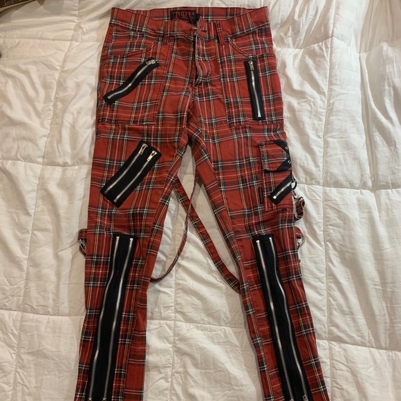 plaid tripp pants